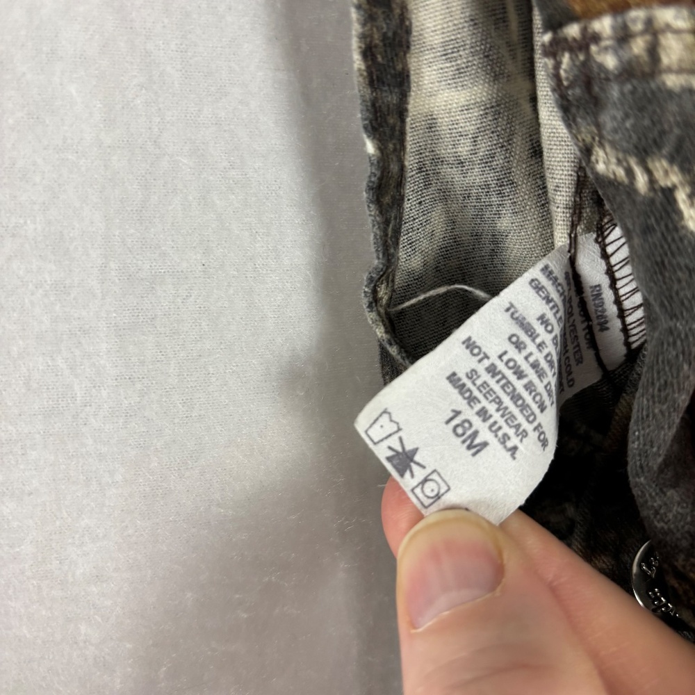 Lee, Vintage, Kids Camouflage, Overalls, Size18m, Forest Camo, Leg Snaps - Picture 10 of 13